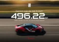 En Allemagne, la BYD U9 Xtreme établit le record absolu de vitesse à 496,22 km/h