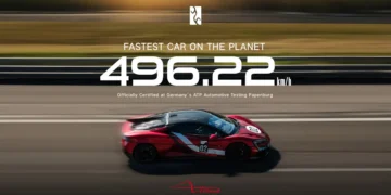 En Allemagne, la BYD U9 Xtreme établit le record absolu de vitesse à 496,22 km/h