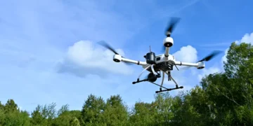 Un drone 5G fournit des images en direct de la scène d'urgence avant l'arrivée des sauveteurs