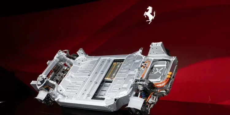 Ferrari lève le voile sur sa première voiture 100% électrique