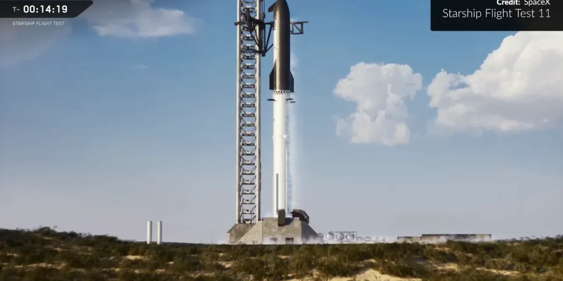 Vol maîtrisé pour la fusée Starship : séparation, rallumage et largage de 8 satellites
