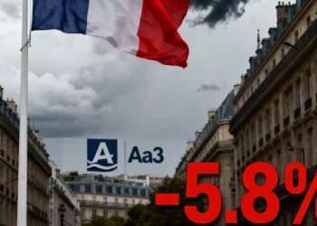Moody’s note Aa3 pour la France mais perspective négative face à un déficit de -5,8%