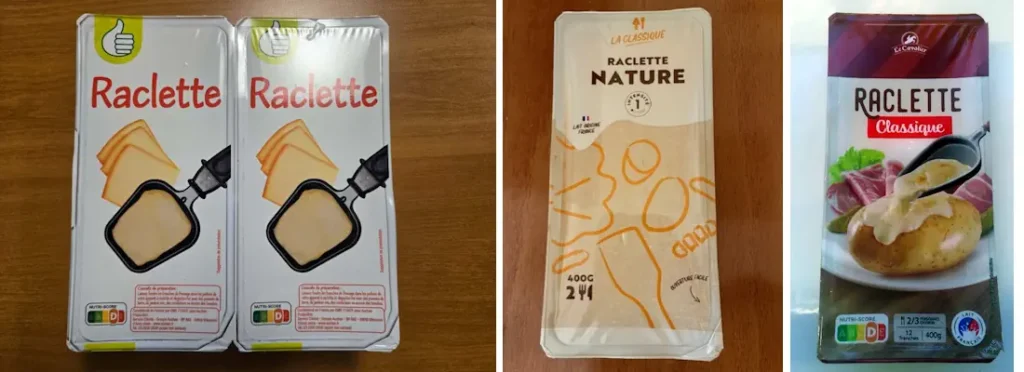 Photos des 3 marques incriminées.