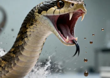 Les secrets de la morsure des serpents venimeux révélés image par image