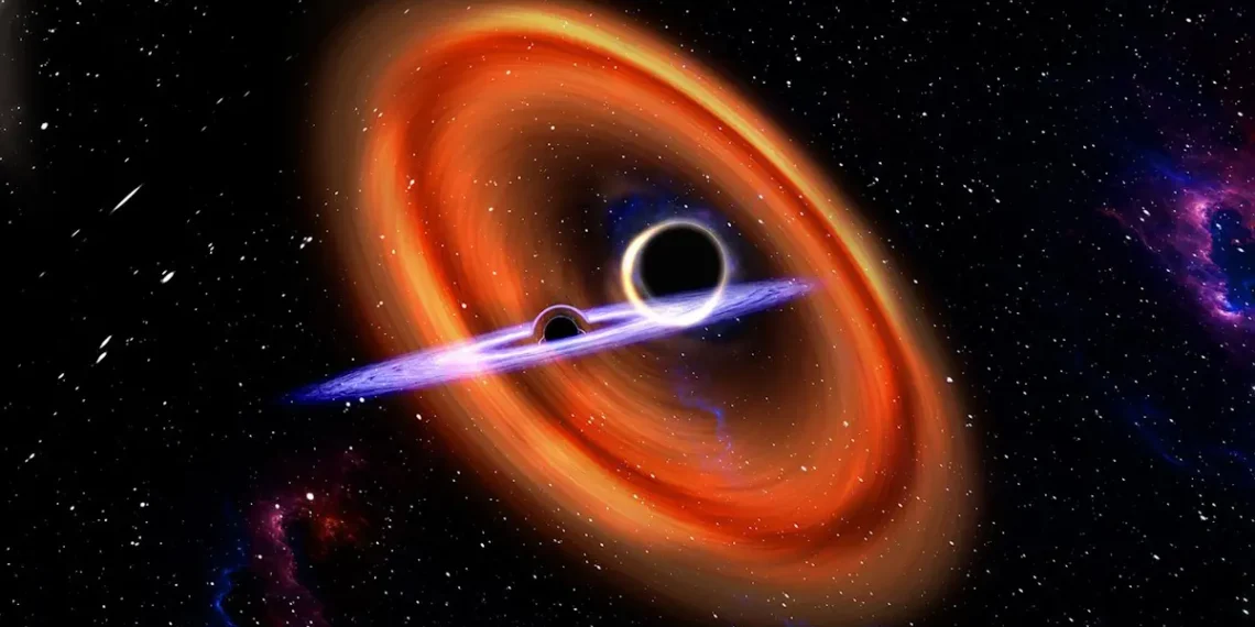 Deux paires de trous noirs auraient fusionné suite à des collisions cosmiques antérieures