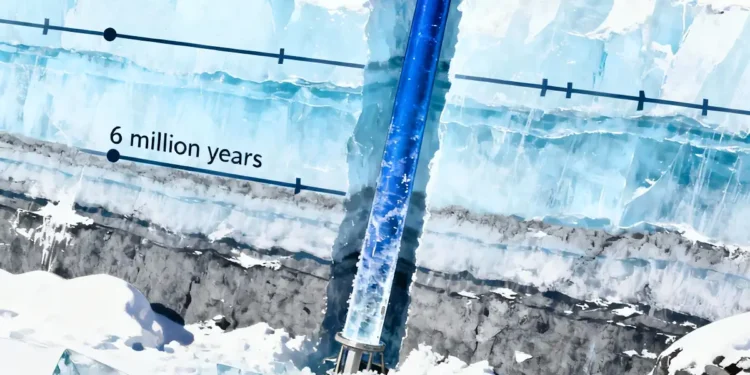 Des archives climatiques vieilles de 6 millions d’années découvertes dans l’Antarctique oriental