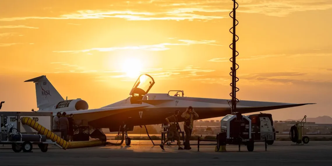 Premier vol imminent du X-59 : la NASA repousse les limites du supersonique au-dessus des villes