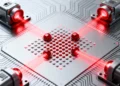Lasers rouges sur puces de silicium révolutionnent les technologies quantiques et de détection