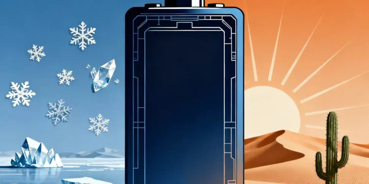 Une batterie « tout climat » élargit la plage d’usage de -50 à 75 °C