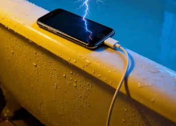 Attention à l'électrocution avec votre téléphone portable