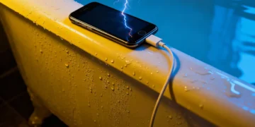 Attention à l'électrocution avec votre téléphone portable