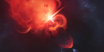 Une explosion géante observée sur une étoile lointaine. Regard nouveau sur la météo de l’espace