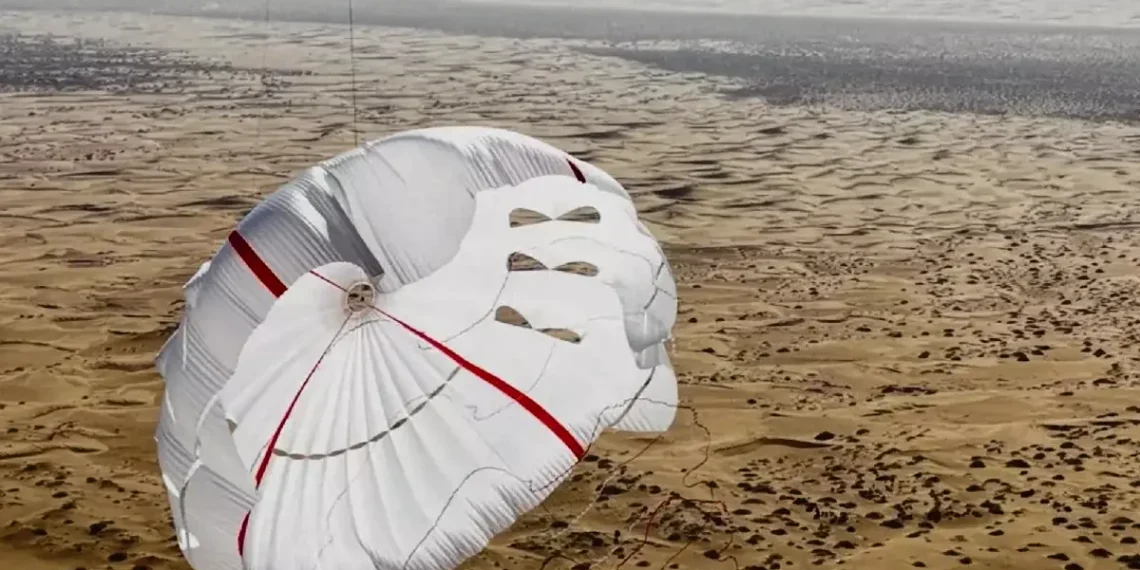 En Chine, un cerf-volant géant de 60 mètres produit 1 mégawatt d’électricité à 1 500 m d’altitude