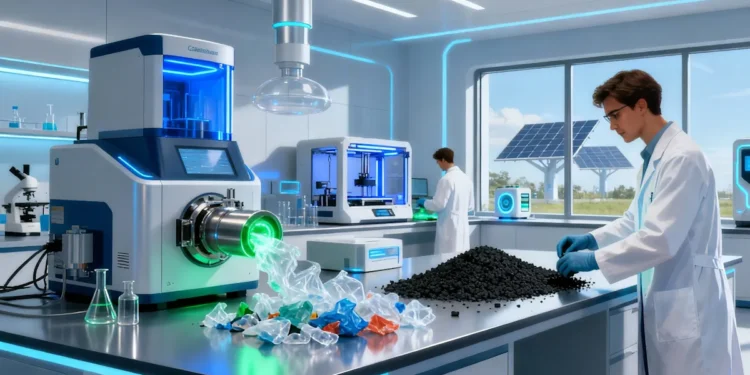 Des scientifiques convertissent les plastiques usagés en matériaux carbonés à haute valeur