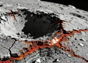 Premières preuves de rouilles formées par impact sur la Lune