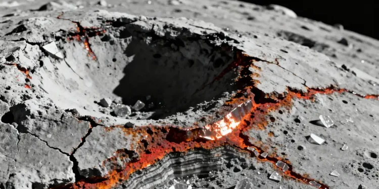 Premières preuves de rouilles formées par impact sur la Lune