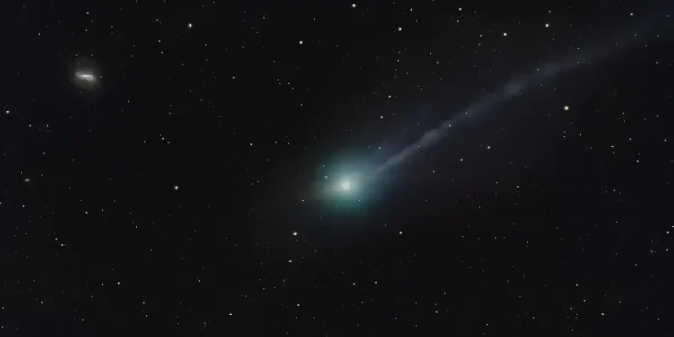 Le magnifique cliché de 3I/Atlas par l'astronome photographe Satoru Murata