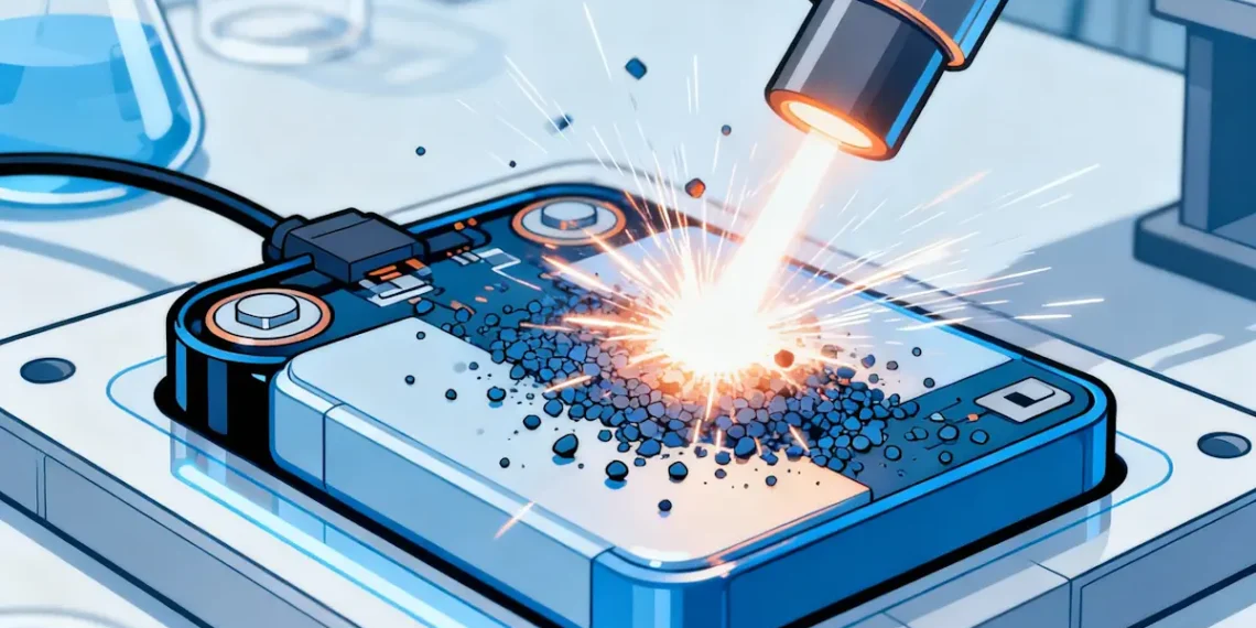 Récupérer rapidement et proprement les matériaux des batteries lithium-ion