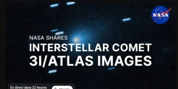 La NASA dévoilera mercredi des images inédites de la comète interstellaire 3I/ATLAS. Rdv à 21h.