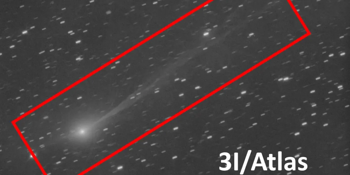 La comète interstellaire 3I/ATLAS observée en direct depuis l'Italie