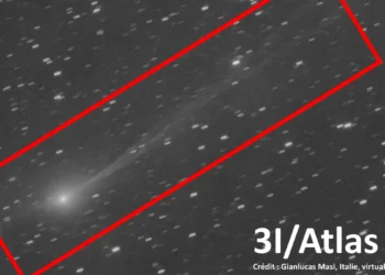 La comète interstellaire 3I/ATLAS observée en direct depuis l'Italie