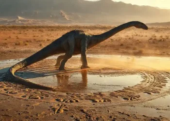 Un site de dinosaure au long cou en boucle révèle ses secrets