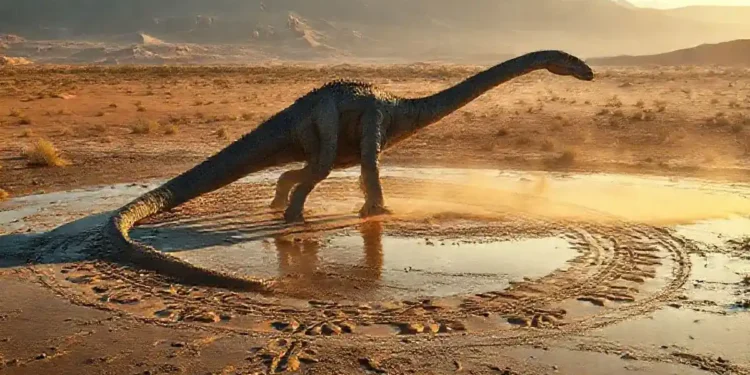 Un site de dinosaure au long cou en boucle révèle ses secrets