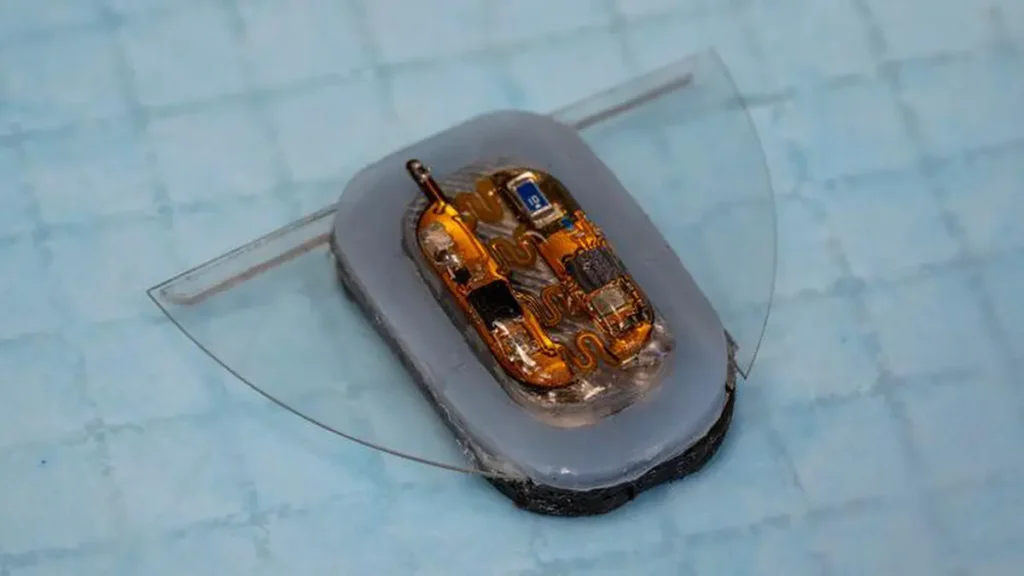 Le robot raie manta à commande magnétique est équipé de batteries flexibles, d'actionneurs élastomères magnétiques souples et d'un circuit hybride léger pour la détection et la communication sans fil.