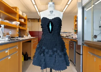 Un oiseau de paradise inspire le tissu le plus noir jamais créé