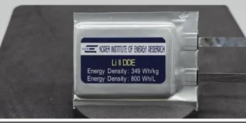 Cellules de type poche fabriquées à l'aide de la technologie développée à partir de la cellule supérieure avec anode en lithium métal, cellule avec graphite