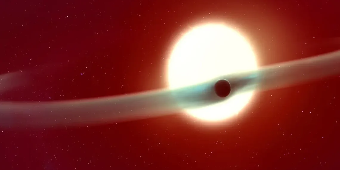 Le télescope James Webb révèle une spectaculaire fuite atmosphérique