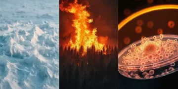 La phrase sur la "courbe mathématique dorée" ("glowing golden mathematical curve") visualise le concept abstrait de la loi de Tracy-Widom qui régit ces événements aléatoires. Crédit : Gen AI