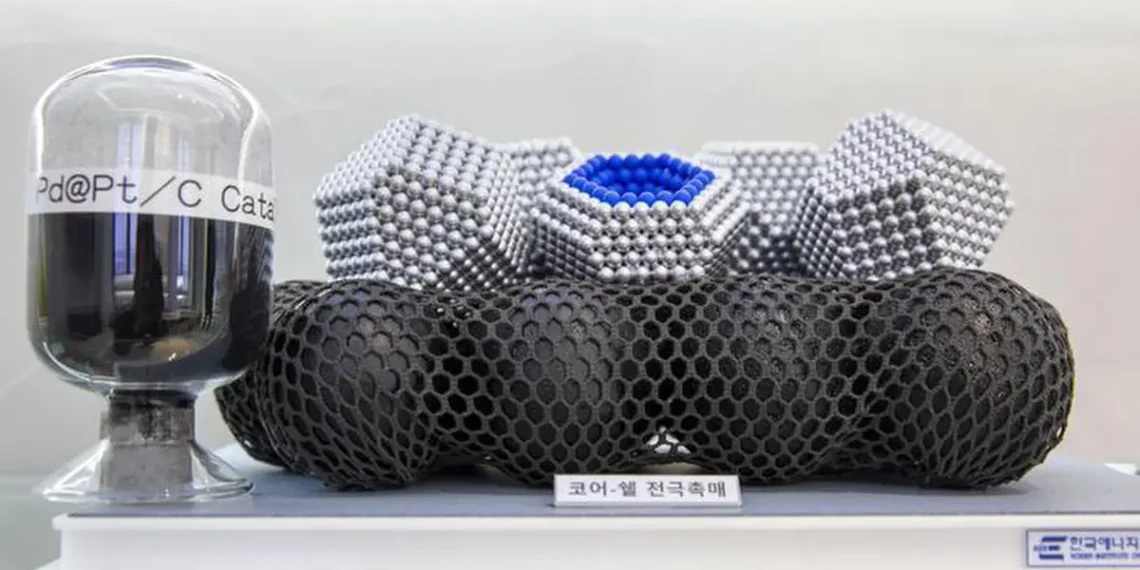 Catalyseur fabriqué selon la nouvelle méthode et modèle de catalyseur à structure cœur-coquille