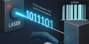 Photonique UV-C femtoseconde.  Configuration schématique pour la génération et la détection d'un laser UV-C femtoseconde.