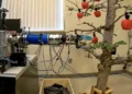 Low-cost, simple robotic apple picker arms like this one, developed by WSU researchers, may someday help with f