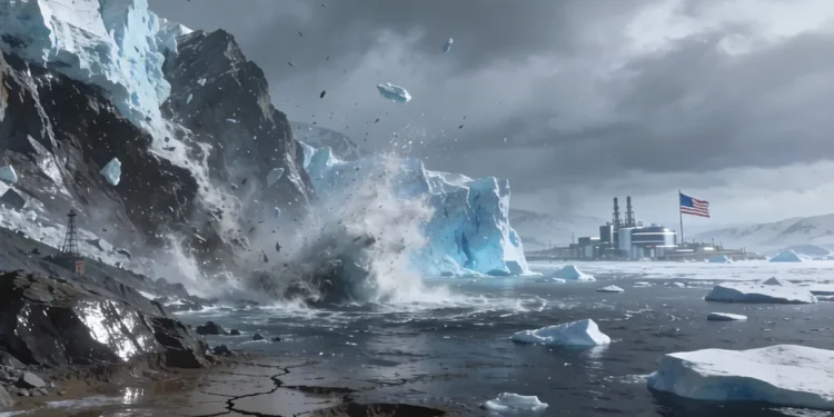 La fonte des glaces et les fjords sujets aux glissements de terrain au Groenland rendent dangereuse l'extraction du pétrole et des minéraux convoités par Trump.