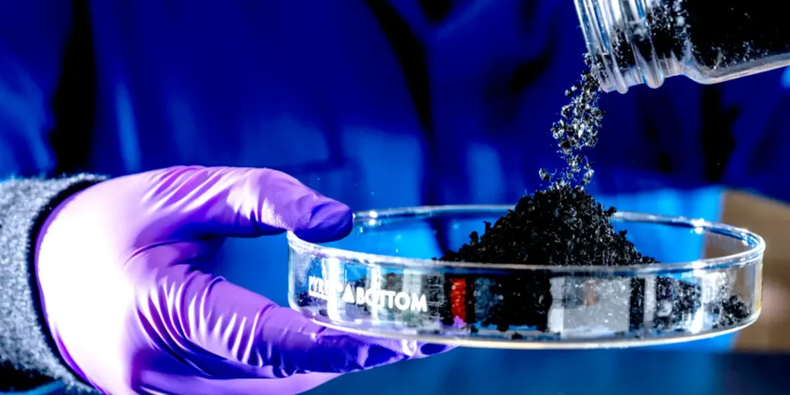 Le caoutchouc recyclé se décompose en un cocktail chimique dangereux