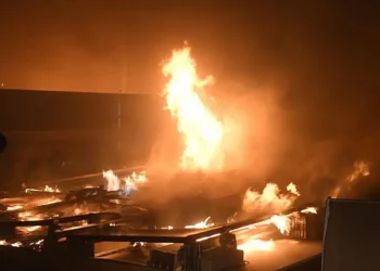 SwRI conducted large-scale fire testing of photovoltaic panel systems for the Fire Protection Research Foundation, an af