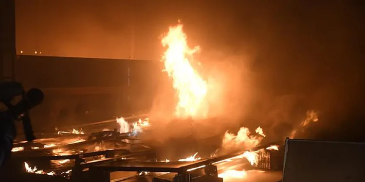 SwRI conducted large-scale fire testing of photovoltaic panel systems for the Fire Protection Research Foundation, an af