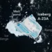 A23a, le plus vieil iceberg du monde, se disloque à l’approche de la Géorgie du Sud