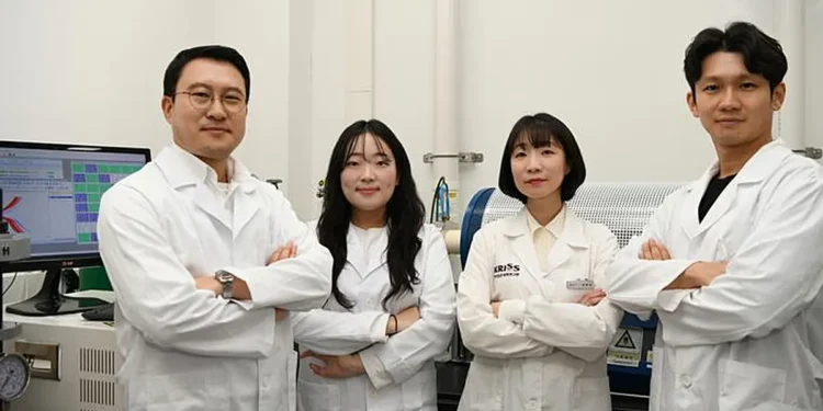 Équipe de recherche à l'origine du développement d'une technologie clé pour les membranes électrolytiques solides à base d'oxyde (De gauche à droite)