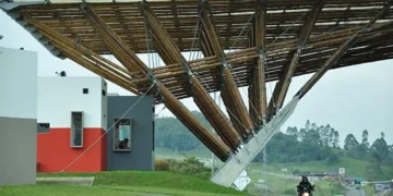 Bamboo Toll booth in Columbia. Credit: Dr David Trujillo/University of Warwick