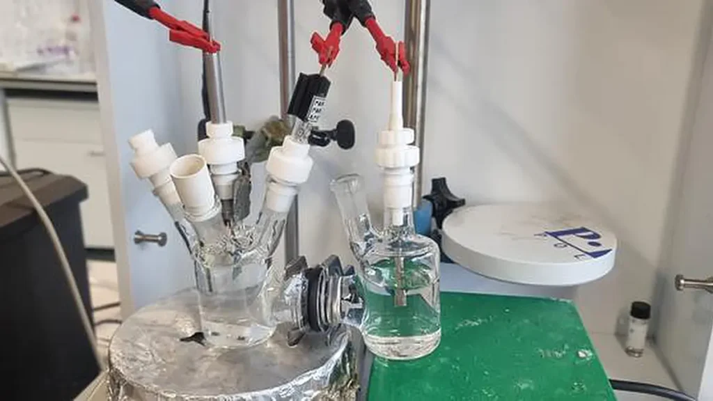 Cellule d'électrolyse utilisée pour la production de formiate à partir de glycérol