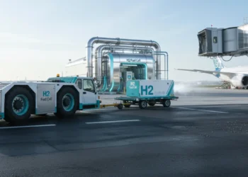 Les véhicules terrestres à hydrogène offrent une voie vers des aéroports plus propres