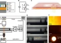 Overview of the OEW-based droplet dispensing system. a Schematic diagram of the microchip. b Equivalent circuit diagram