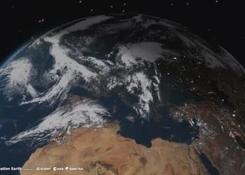 A view of the Digital Twin: an ultra high resolution 5 km simulation from the European Union’s Destination Earth initiat