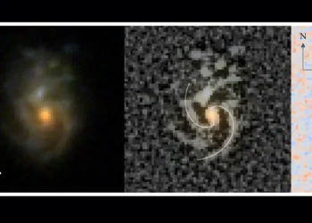 Des astronomes découvrent une ancienne galaxie spirale barrée