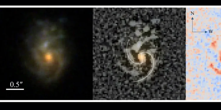 Des astronomes découvrent une ancienne galaxie spirale barrée