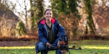 Jacqueline Degen wants to use a drone and special lightweight transponders to study the flight paths of moths.