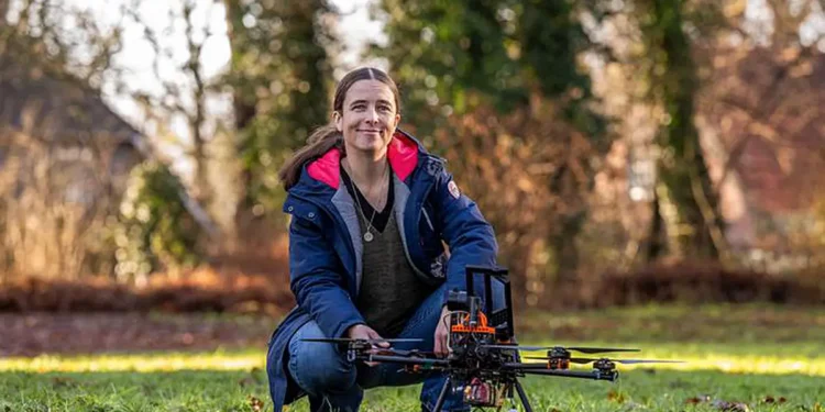 Jacqueline Degen wants to use a drone and special lightweight transponders to study the flight paths of moths.